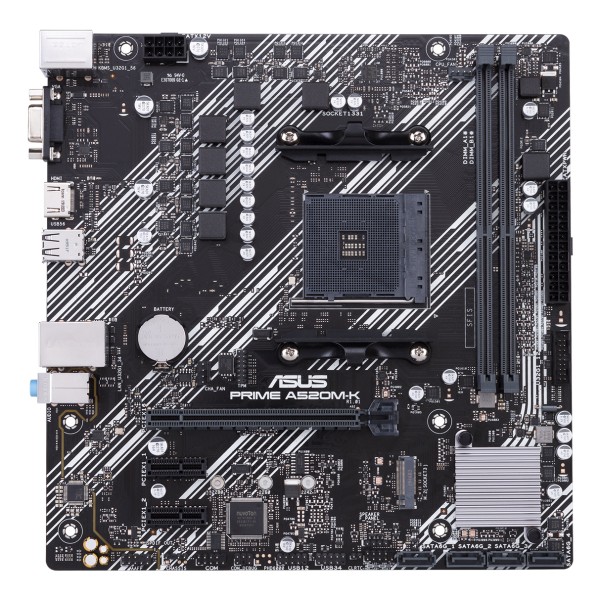 PRIME A520M-K mATX +2GLN+U3.2+M2 SATA6+4 (90MB1500-M0EAY0)