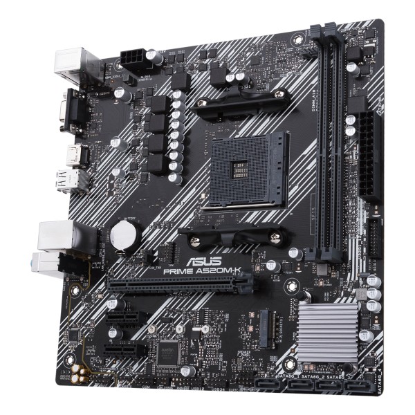 PRIME A520M-K mATX +2GLN+U3.2+M2 SATA6+4 (90MB1500-M0EAY0)