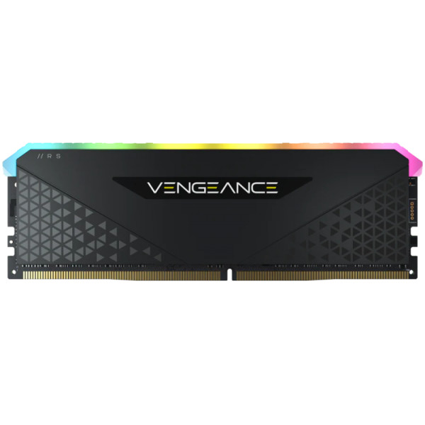CORSAIR Vengeance RGB RS - DDR4 - módulo - 8 GB - DIMM de 288 contactos - 3200 MHz / PC4-25600 - CL16 - 1.35 V - sin búfer - no ECC - negro