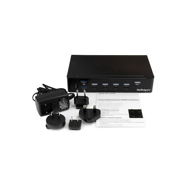 4-Port HDMI KVM Switch - USB 3.0 - 1080p (SV431HDU3A2)