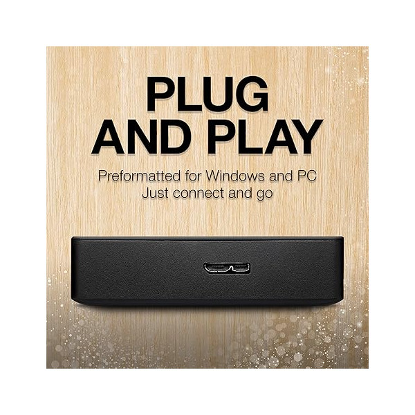 Disco Duro Externo Seagate 4TB Conexión USB 3.0 para  PC, Xbox One y Playstation 4 (STGX4000400)
