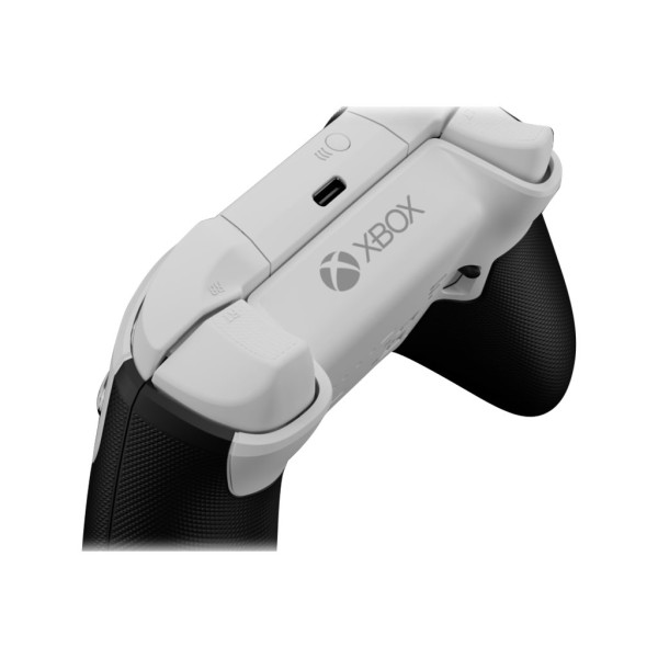 Microsoft Xbox Elite Wireless Controller Series 2 - Core - Mando de videojuegos - inalámbrico - Bluetooth - blanco - para PC, Microsoft Xbox One, Android, iOS, Microsoft Xbox Series S, Microsoft ... (4IK-00001)
