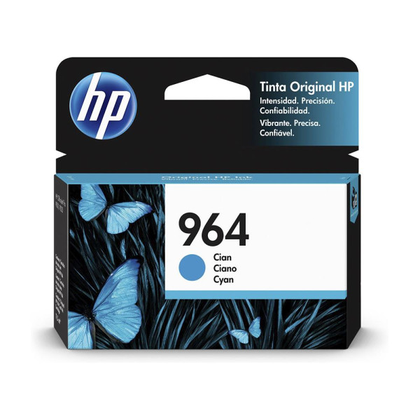 Cartucho Original de Tinta HP 964 Cian