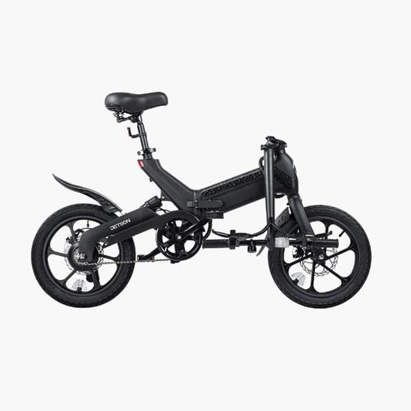 Bicicleta Eléctrica Plegable Haze 3 Modos De Velocidad Eléctrica (JHAZE-BLK)