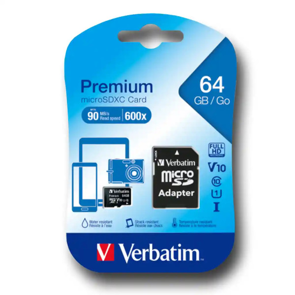 Micro SDXC 64GB Class 10 VTM