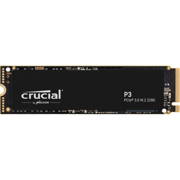 Unidad de Estado Sólido Crucial P3 4TB, PCIe M.2, PCIe Gen3x4 (CT4000P3SSD8)