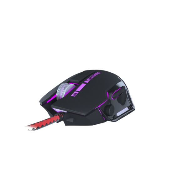 Mouse Gamer Xtech Combative, Sensor Óptico, 7200DPI, Iluminación LED, USB, Black (XTM-720)
