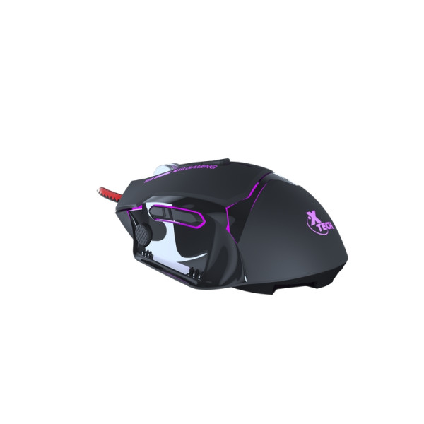 Mouse Gamer Xtech Combative, Sensor Óptico, 7200DPI, Iluminación LED, USB, Black