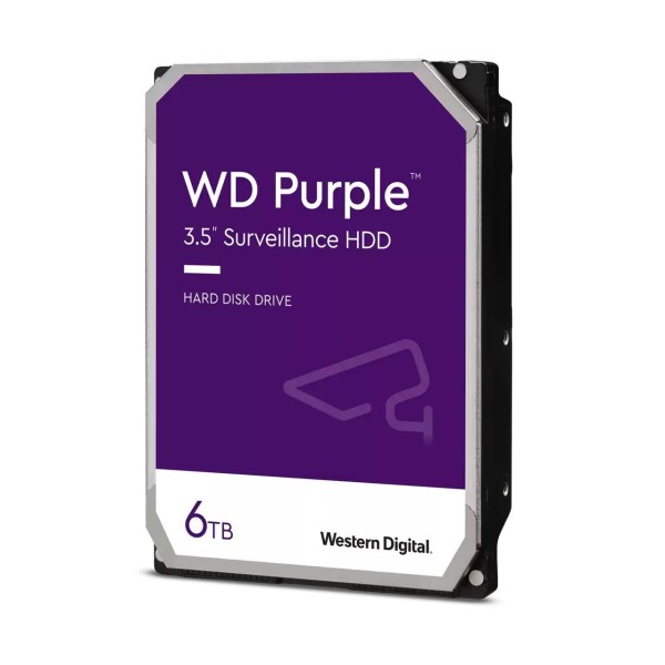 WD Purple WD64PURZ - Disco duro - 6 TB - vigilancia - interno - 3.5