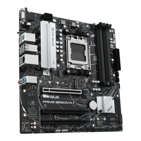 Placa Madre Asus PRIME B650M-A II-CSM, AM5, DDR5 4800/6400MHz, microATX (PRIME B650M-A II)