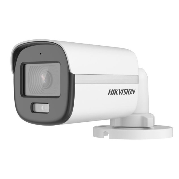 Hikvision ColorVu DS2CE10KF0TPFS(2.8mm)  Cámara de Vigilancia en Red  Fija  Mini Bullet con Audio