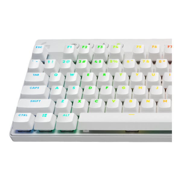 Teclado Gaming Inalámbrico Logitech G PRO X TKL LIGHTSPEED  Blanco (Interruptores Táctiles GX Brown) (920-012143)