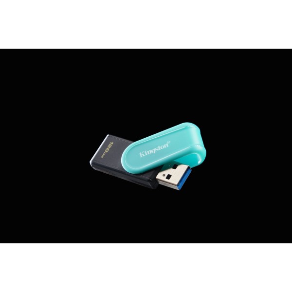 Kingston - USB flash drive - USB 3.2 Gen 1 - Exodia S Black Turquoise (DTXS/128GB)