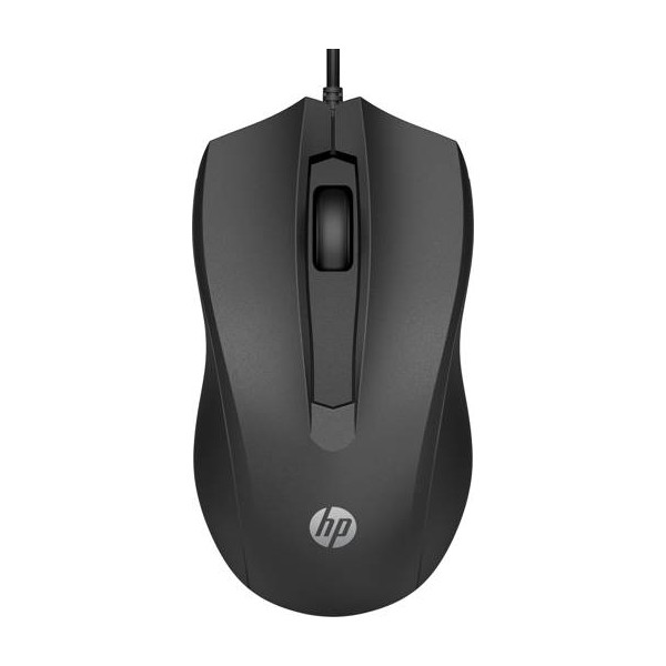 HP Wired Mouse 100 Black (6VY96AA#ABM)