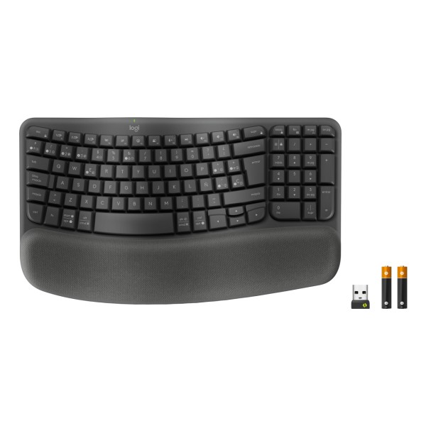 Logitech - Keyboard - Wave keys - Spanish - Graphite  (920-012325)
