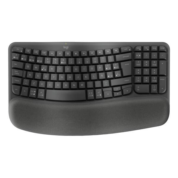 Logitech - Keyboard - Wave keys - Spanish - Graphite  (920-012325)