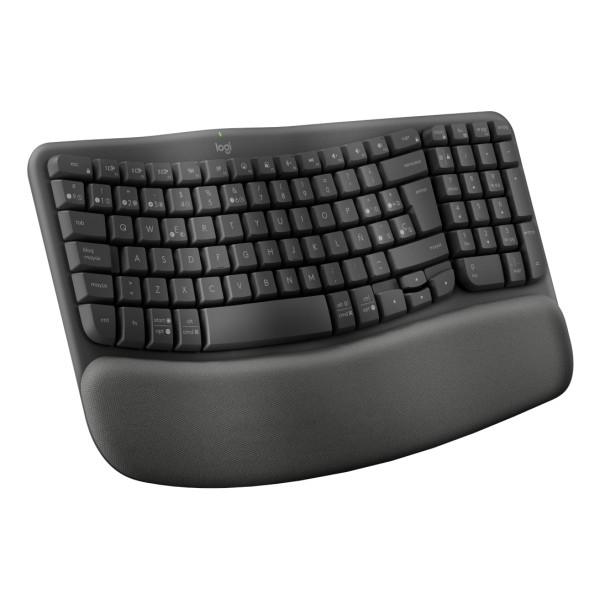 Logitech - Keyboard - Wave keys - Spanish - Graphite  (920-012325)