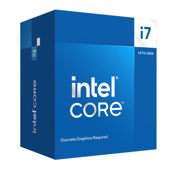 Procesador Intel Core i7 14700F, 20 núcleos 28 hilos, Socket FCLGA1700 (BX8071514700F)