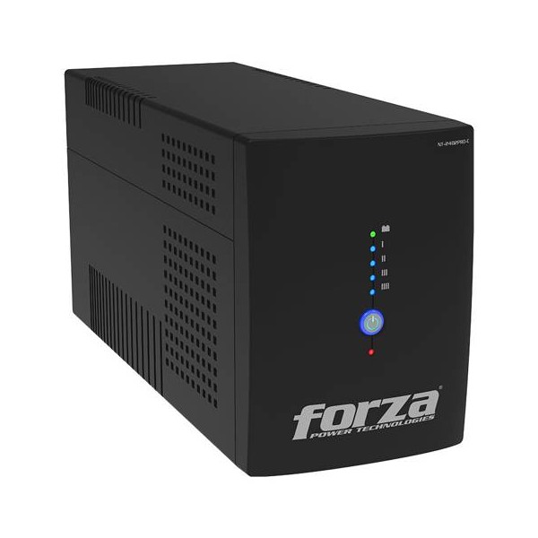 UPS Forza NT-2402PRO-C 2400VA 1200W Line Interactive AVR 220V con 6 Tomas (NT-2402PRO-C)