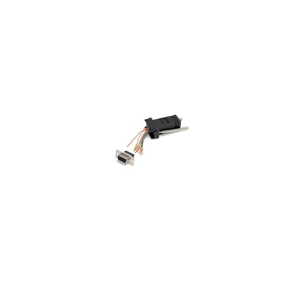 Adaptador Conversor Modular DB9 Serie a RJ45 Hembra a Hembra (GC98FF)