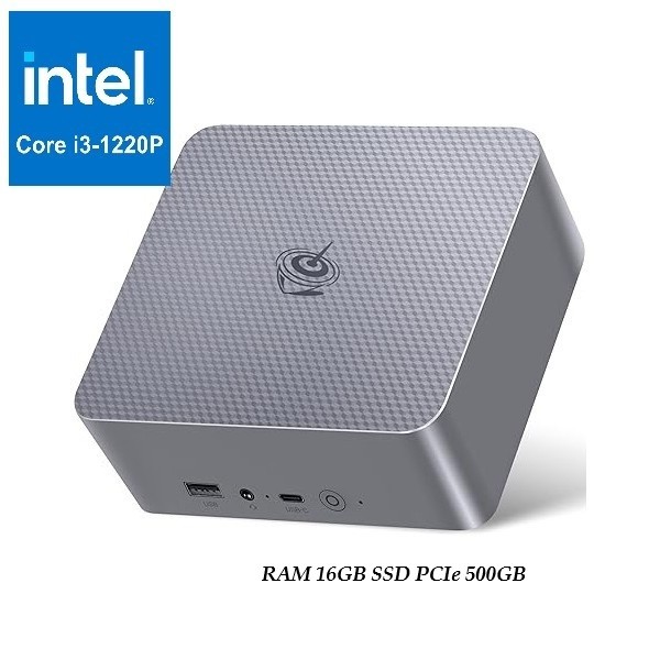 Beelink Mini Pc EQi12 Intel 12Gen  Core I3-1220P 16GB RAM DDR4 500GB SSD WIN 11 PRO
