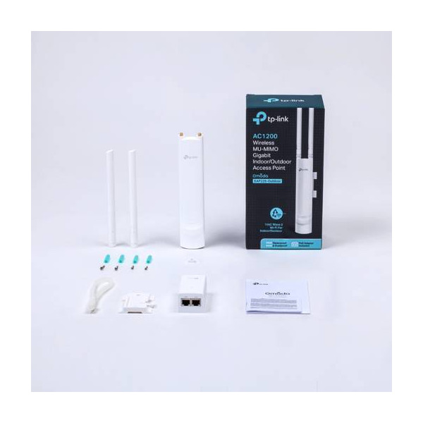 TP-Link EAP225-Outdoor - Punto de acceso inalámbrico - Wi-Fi 5 - 2.4 GHz, 5 GHz (EAP225-OUTDOOR)
