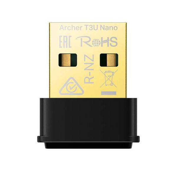 TP-Link Archer T3U Nano - Adaptador de red - USB 2.0 - Wi-Fi 5 (ARCHER T3U NANO)