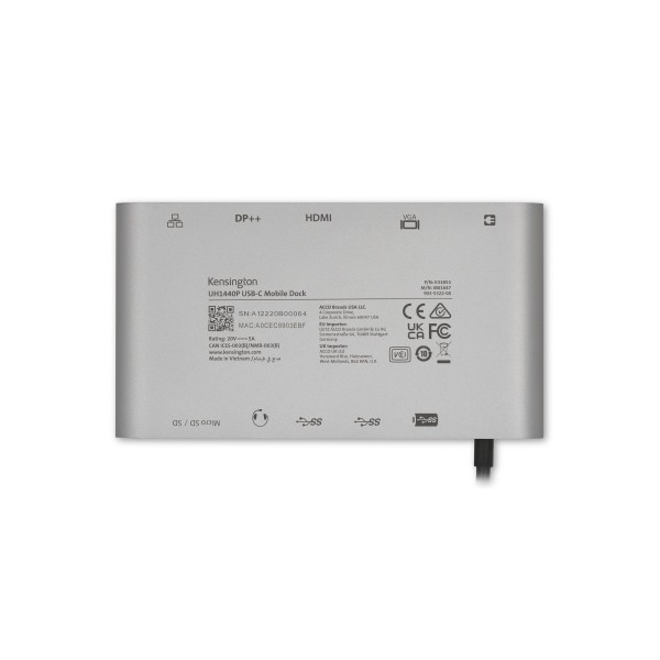 Kensington - Docking station stand - UH1440P USBC K33853 (K33853WW)