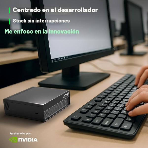 MSI EdgeXpert AI Mini Desktop NVIDIA GB10 Grace Blackwell 128 GB SSD NVMe Gen5 de 4 TB WiFi 7 NVIDIA DGX OS (Linux) (EdgeXpert13S)