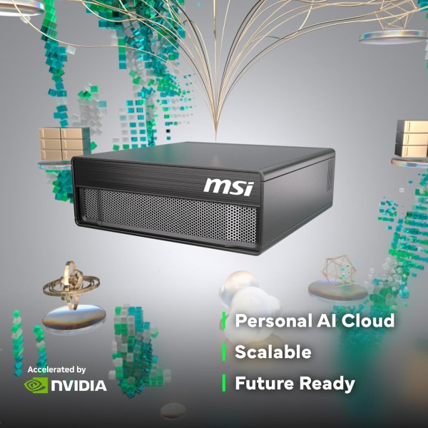 MSI EdgeXpert AI Mini Desktop NVIDIA GB10 Grace Blackwell 128 GB SSD NVMe Gen5 de 4 TB WiFi 7 NVIDIA DGX OS (Linux) (EdgeXpert13S)