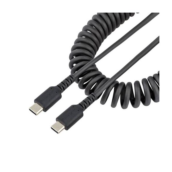 USB C Charging Cable - 50cm (20in) Coil (R2CCC-50C-USB-CABLE)