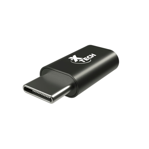 Xtech - USB adapter - USB Type C - Micro-USB Type B - Black - XTC-526 (XTC-526)