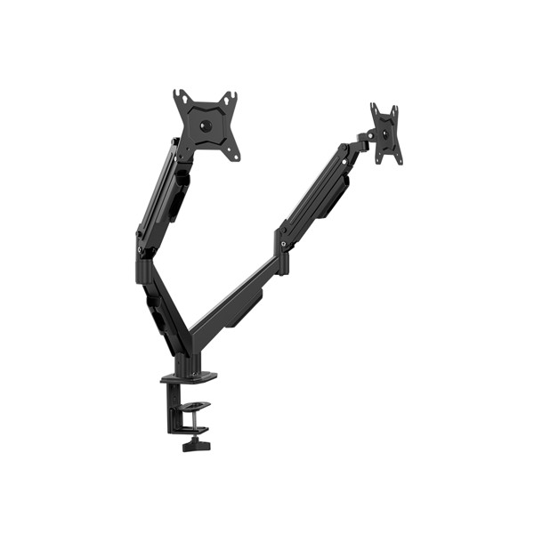 Klip Xtreme - Desktop to monitor mounting kit - Dual - Spring - 13-32in