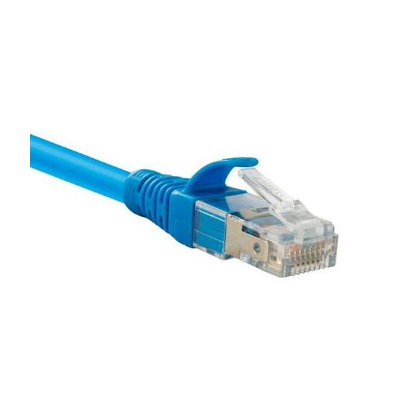 Cable de Red Nexxt Solutions Infrastructure Shielded 3 metros - RJ-45 Azul, Cat6A S/FTP (NAB-PCS6A10BL)