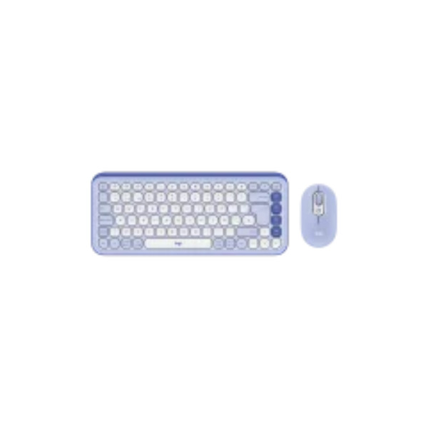 Logitech Pop Icon Combo - Keyboard and mouse set - Spanish (Latin American) - Rose (920-013053)