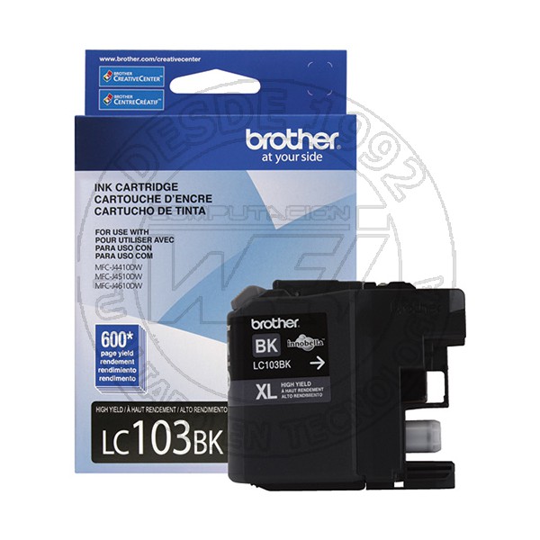 Cartucho de Tinta Brother Color Negro (LC103BK)