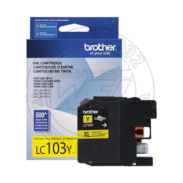 Cartucho de Tinta Brother LC103Y Amarilla