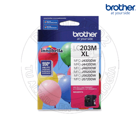 Cartucho de Tinta Brother Lc203m Xl Color Magenta (LC203M)