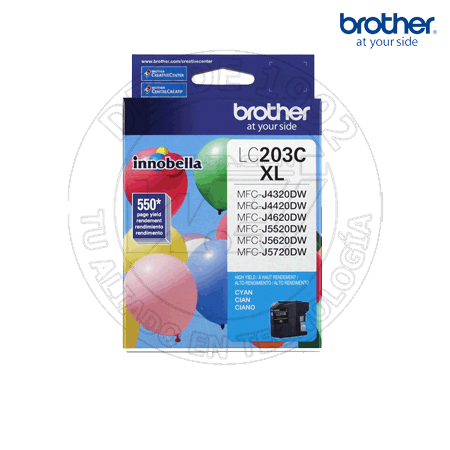 Tinta Brother Lc203c Cyan (LC203C)
