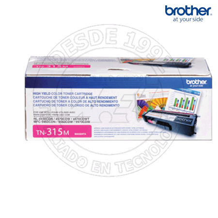 Tóner Brother Tn 315 Magenta (Hl 4570) Tn315M (TN315M)