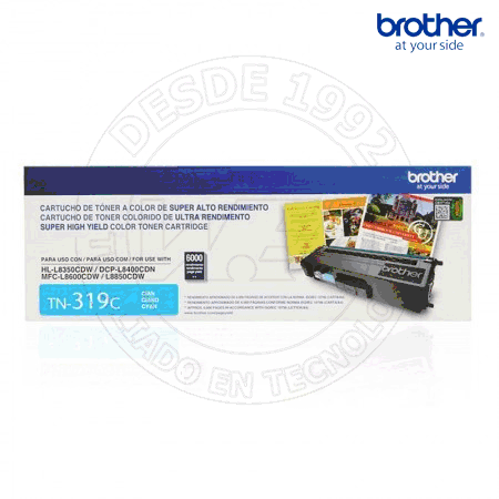 Toner Cian De Alto Rendimiento (TN319C)