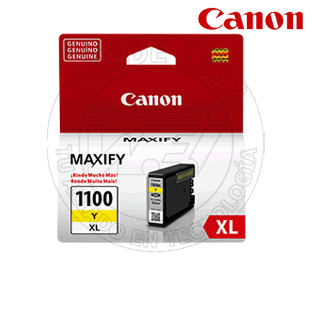 Tinta Canon  Pgi-1100Xl Y Color  Amarilla