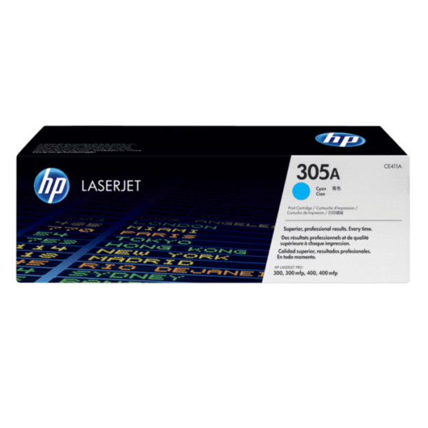 Tóner HP LaserJet Original  305A Cyan