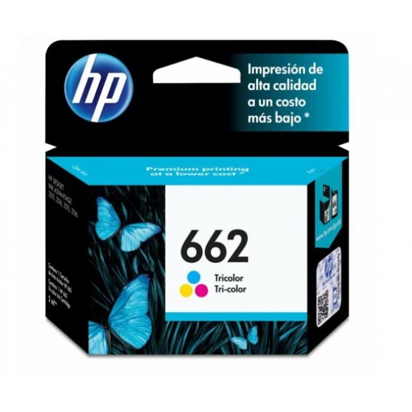 Cartucho de Tinta HP 662 Tricolor