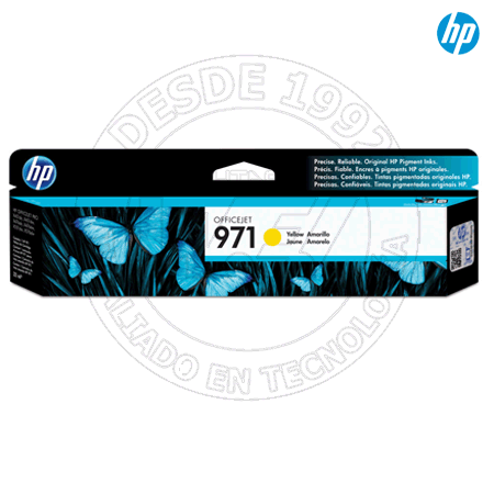 Cartucho de Tinta HP 971 Amarilla Original (CN624AM)