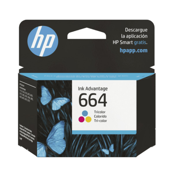 Cartucho de Tinta HP 664 Tricolor  