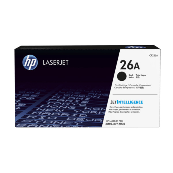 Tóner HP LaserJet Original  26A Negro (CF226A)