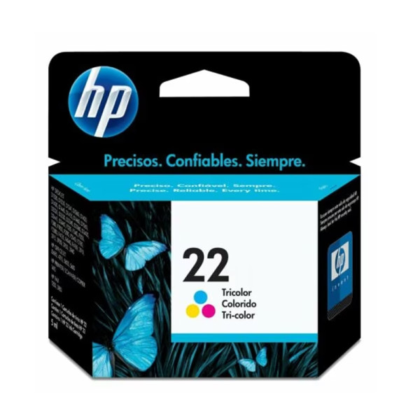 Cartucho de Tinta HP 22 Color Tricolor
