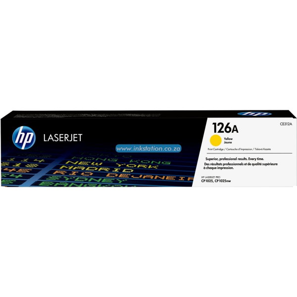 Tóner HP LaserJet Original  126A Amarillo