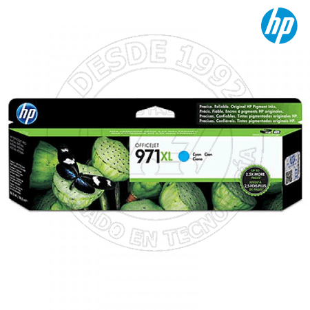 Cartucho de Tinta HP 971Xl Color Cyan  (CN626AM)